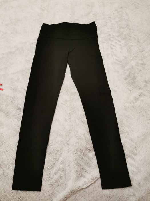 Zara legginsy high waist z wysokim stanem M
