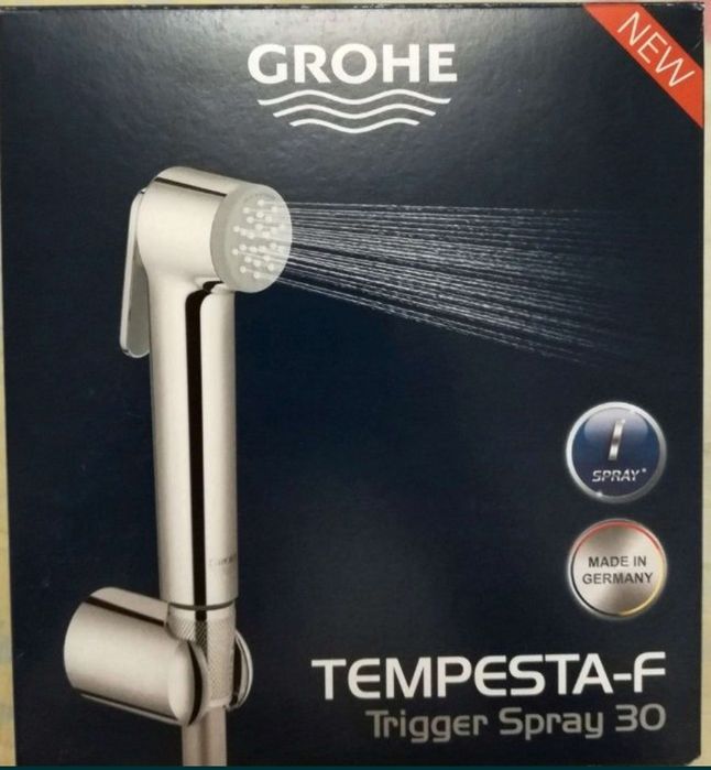 Набор Grohe для биде : лейка шланг гигиенический душ