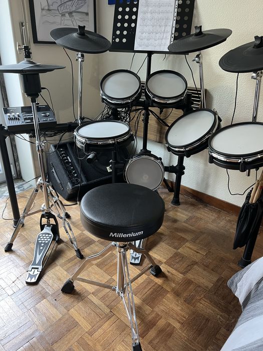 Bateria Electronica Millenium MPS-850+ Banco thomman