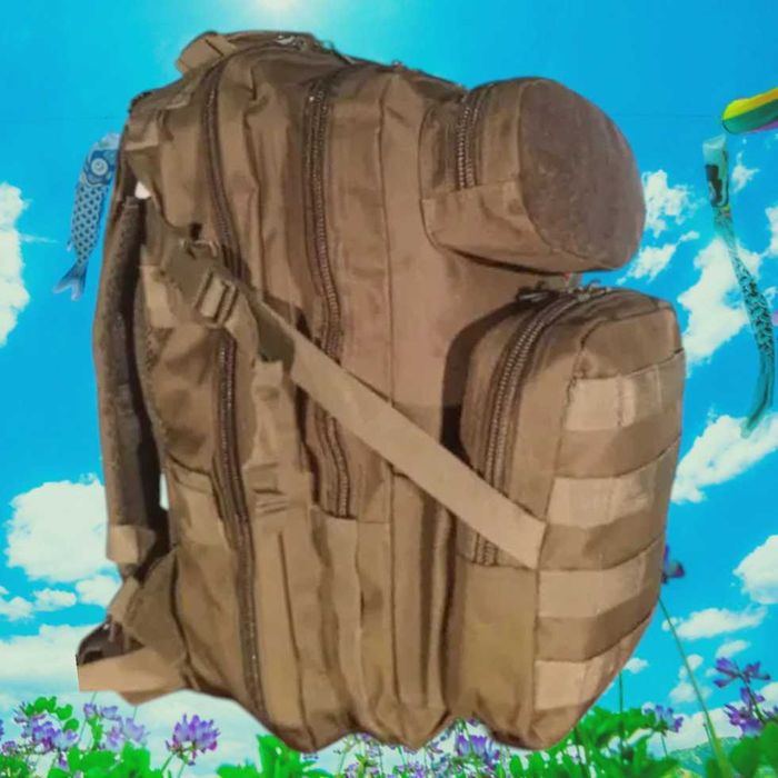 Рюкзак 25 литров прочная ткань и фурнитура зеленый