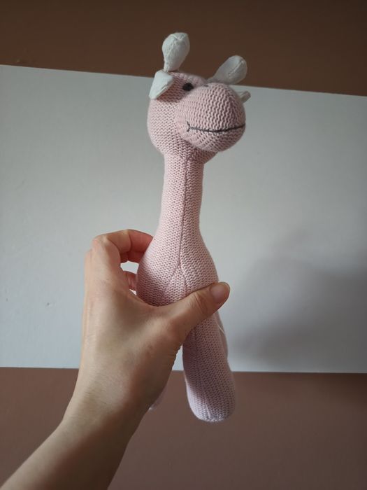 Żyrafa wykonana na szydełku kid 30cm dla niemowląt