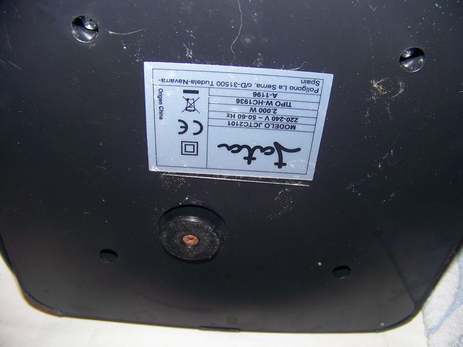 aquecedor termoventilador JATA 2000 w