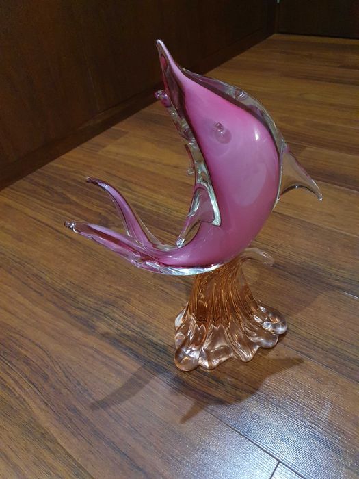 Golfinho em Vidro Murano