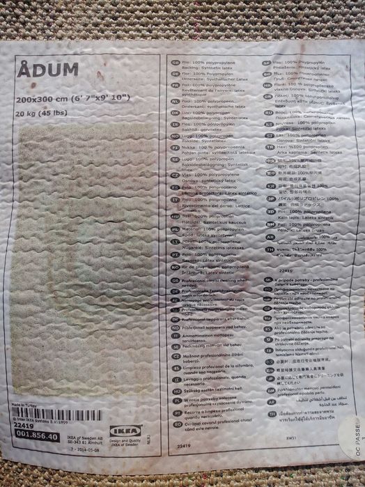 Carpete 2m x 3metros