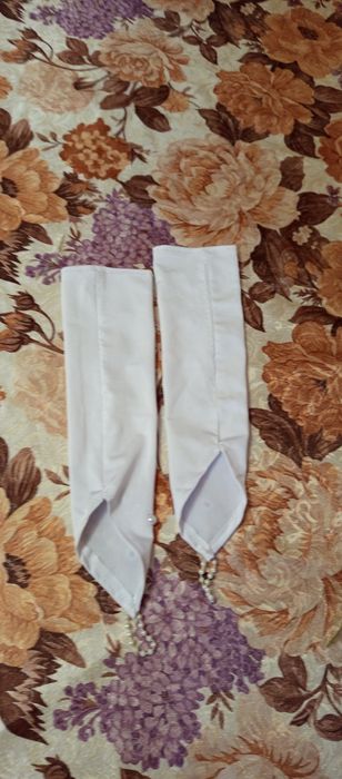 Перчатки через палец митенки девочке 3-5лет