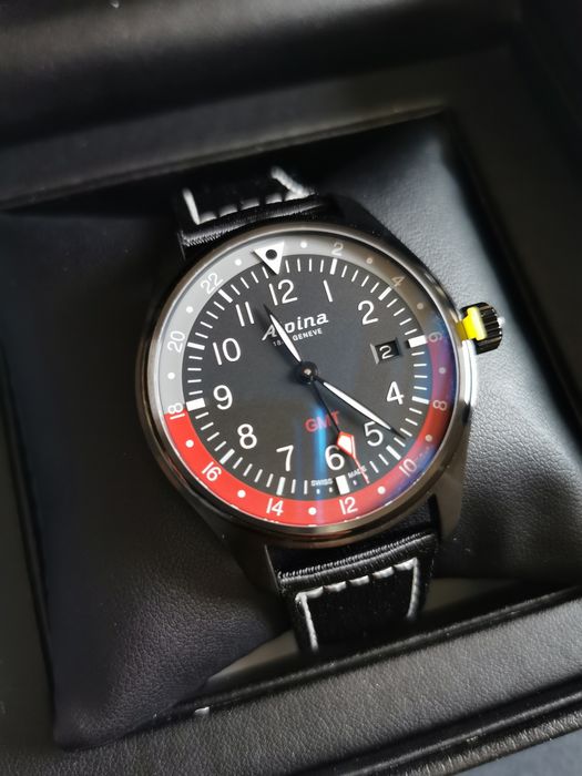 Zegarek męski Alpina Startimer Pilot Quartz GMT AL-247BR4FBS6