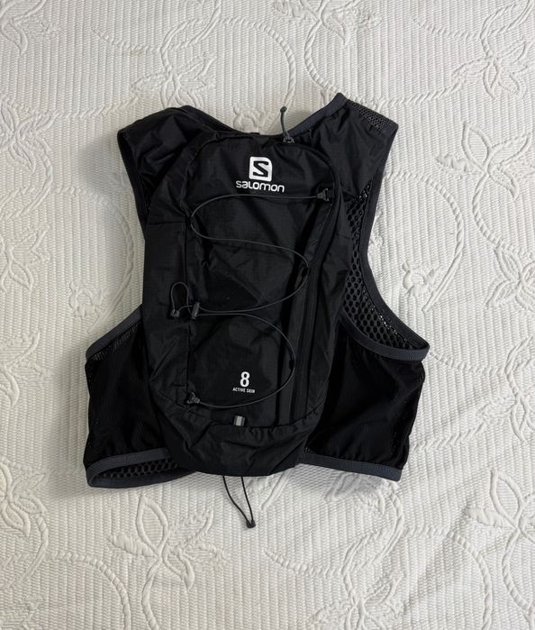 Kamizelka do biegania Salomon Active Skin 8 Set Black 310