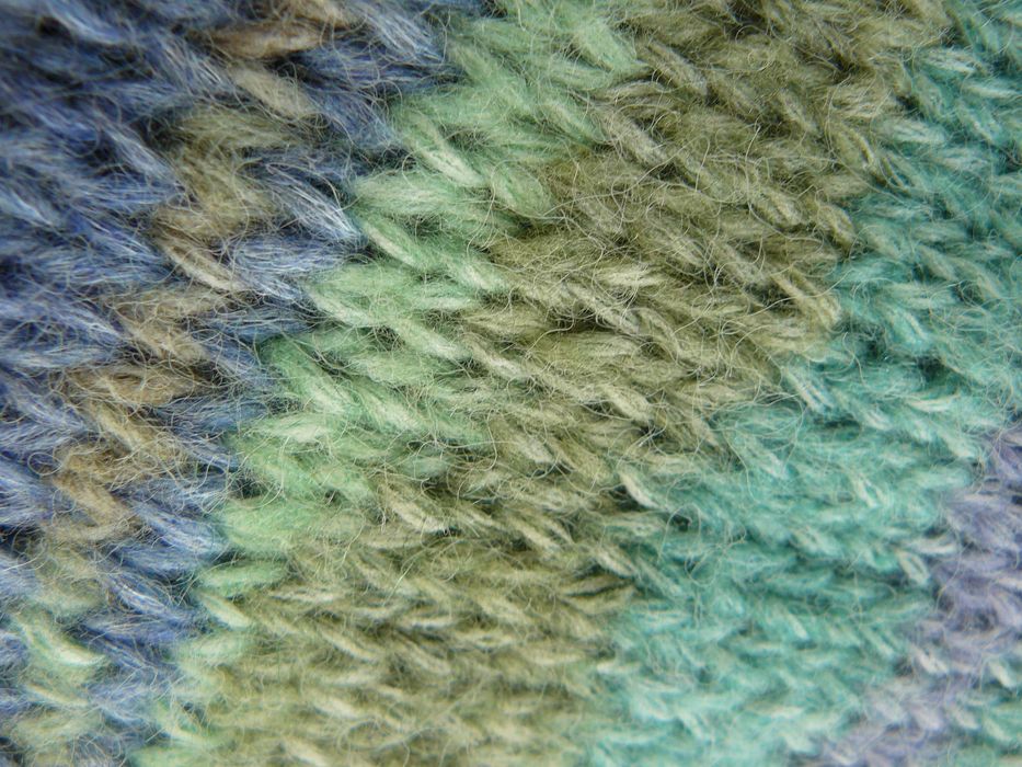 Nowy ręcznie robiony handmade sweter Drops Air 65% alpaka merino 50