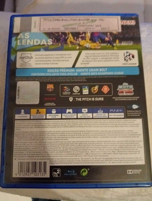 Vendo jogo PS4 usado como novo