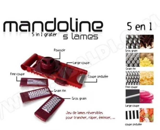 Corta legumes - Ralador - Mandolina