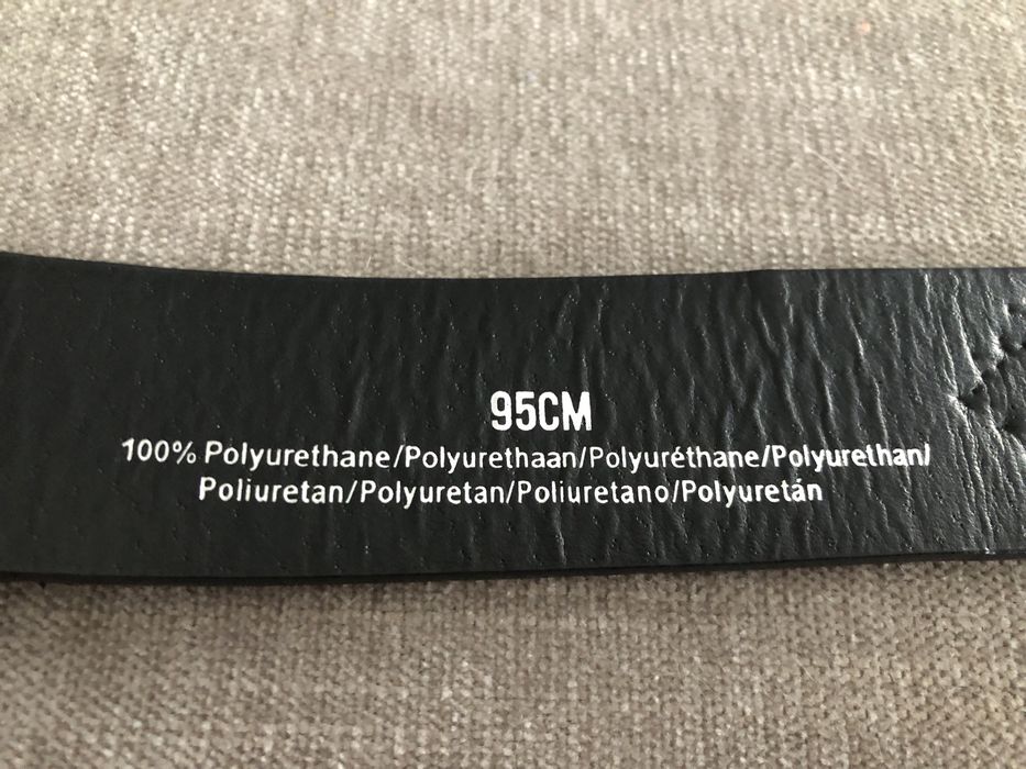 Cinto preto 95cm poliuretano