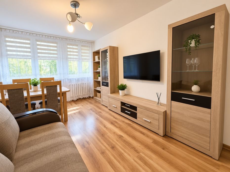 Wynajem – 2-pokojowe mieszkanie, 46m2 parter