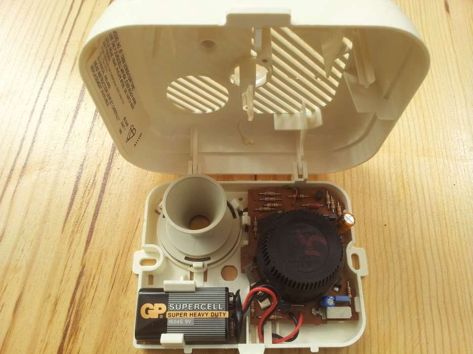 Alarme de fumo usado