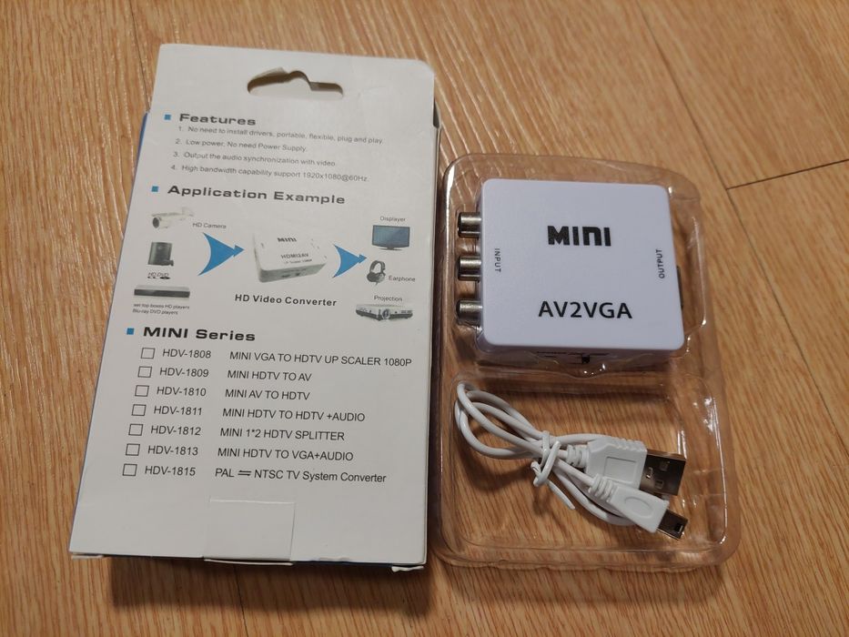 AV2VGA adaptador Monitor TV