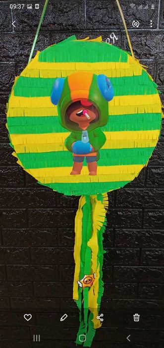 Піньята Hand Made Єдиноріг Кавун Бравл Спанч Бос Харлі