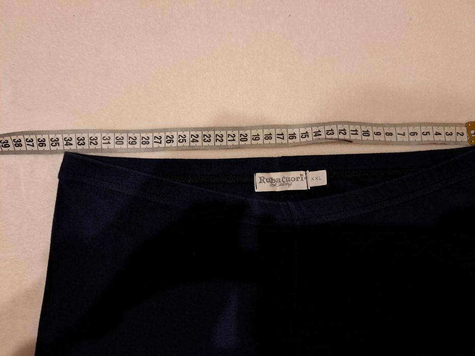 Legginsy 3/4 granatowe roz. S-M