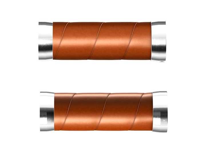 Chwyty rowerowe BROOKS SLENDER LEATHER miodowe 100 mm 2