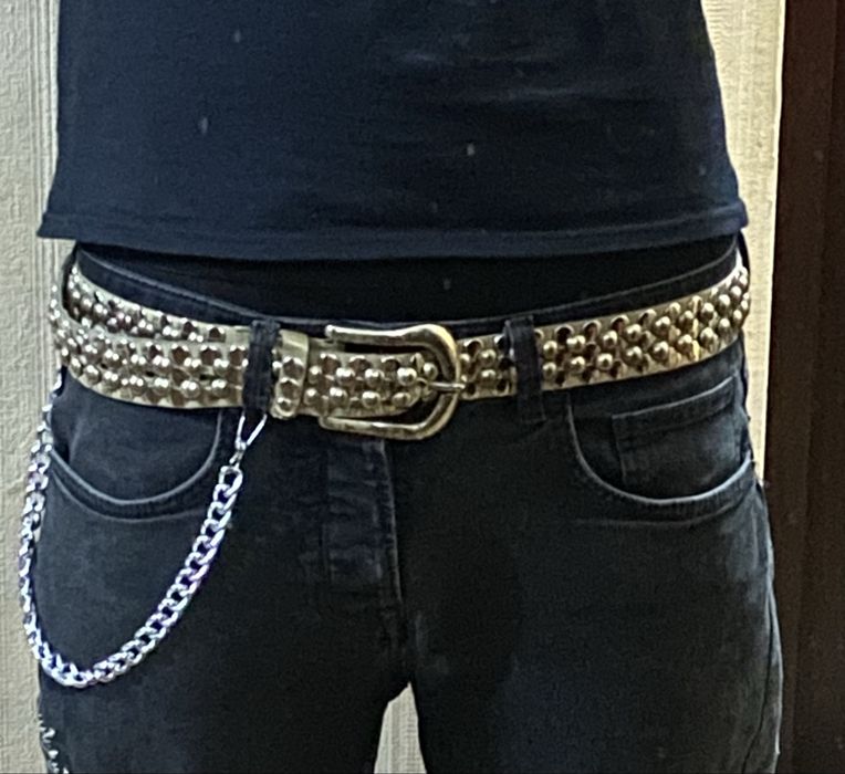 Enfants Riches Deprimes type vintage leather belt archive opium viperr