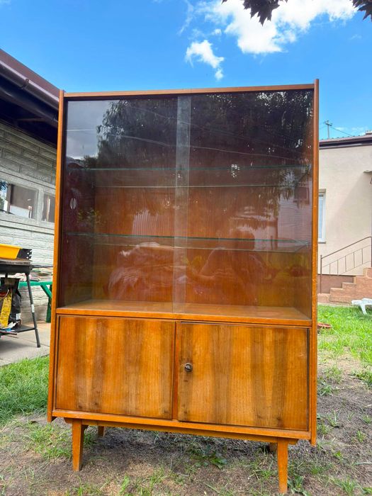 Piękna vinted prl witryna biblioteczka