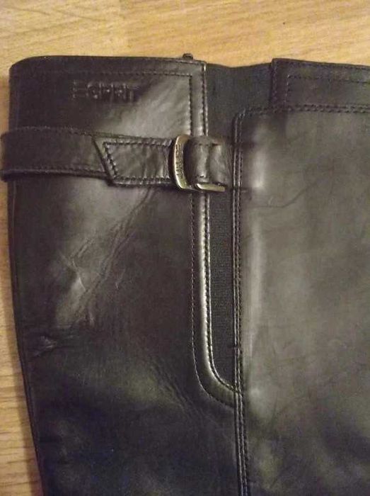 Kozaki r 37 - wiosenne, skóra naturalna