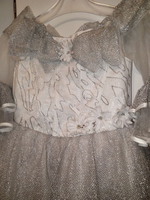 Плаття новорічне біле