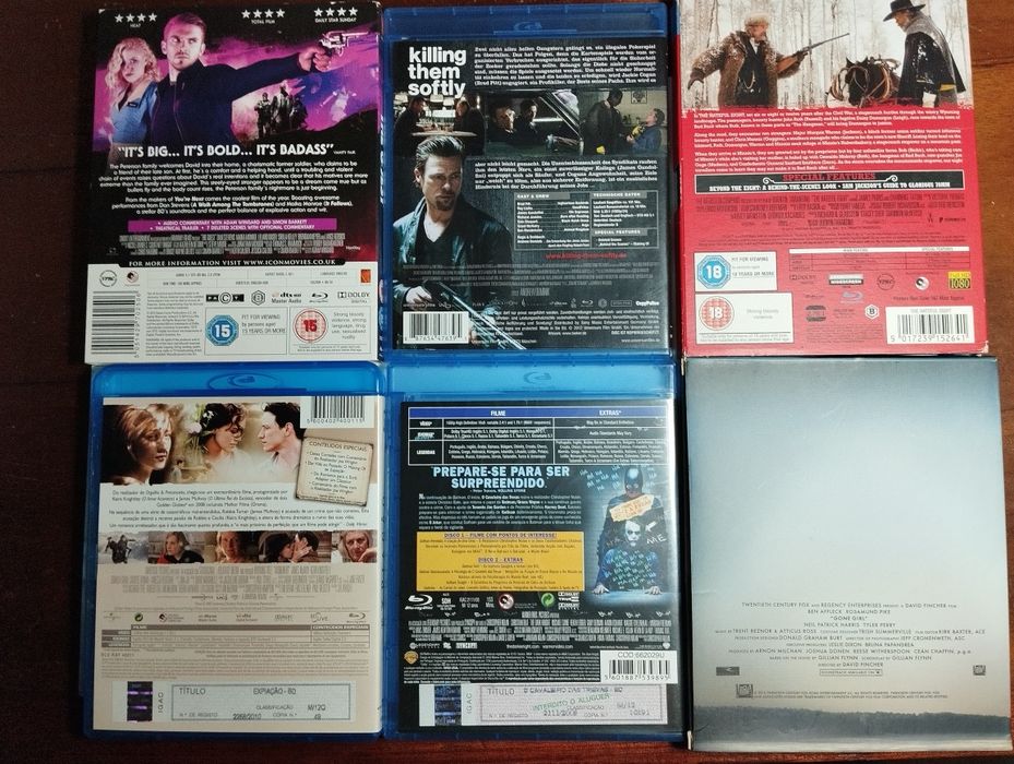 Lote de 5 Blu-Rays