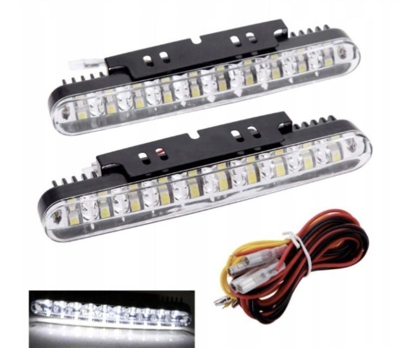 Światła do Jazdy Dziennej LED z KIERUNKOWSKAZEM DRL 60 LED Komplet #12