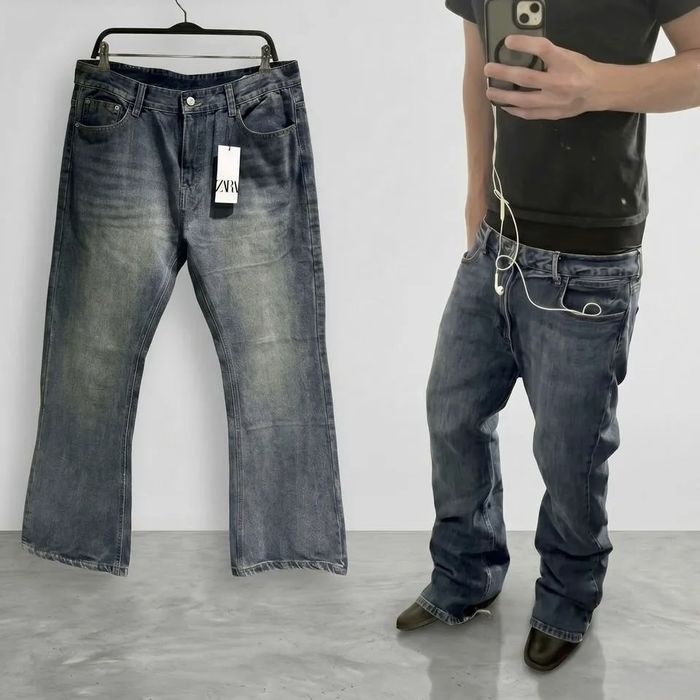 Джинсы клеш Zara flared jeans bootcut