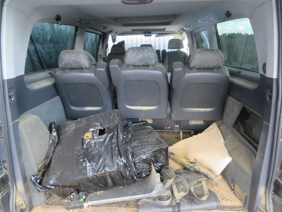 mercedes vito viano 11r wnętrze fotele środek kanapa boczki komplet