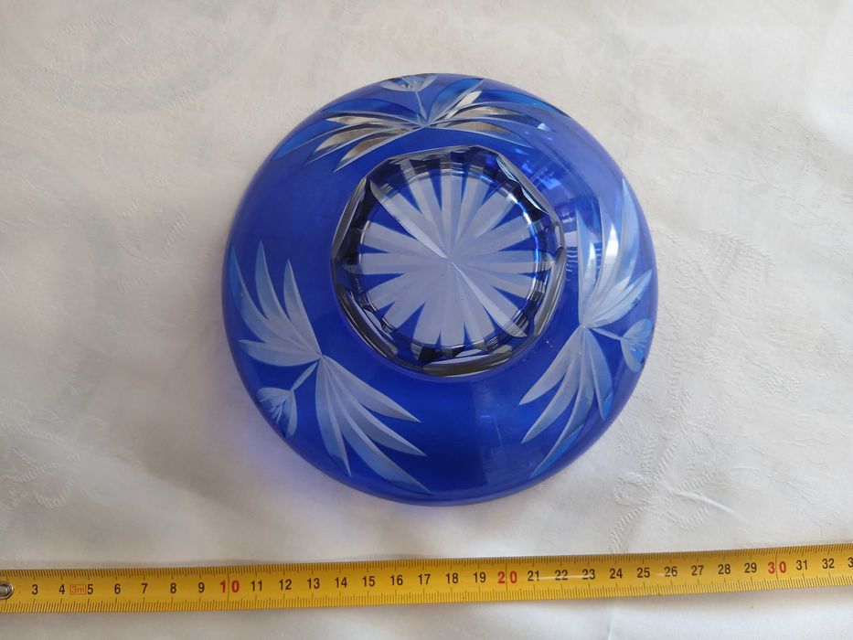 Салатник кобальтового скла