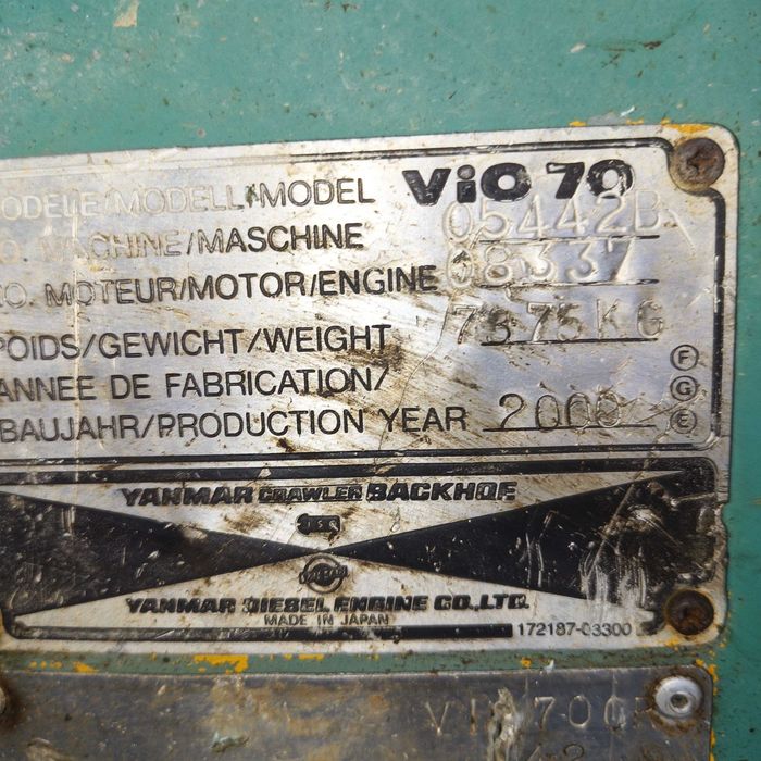 giratória Yanmar VIO 70