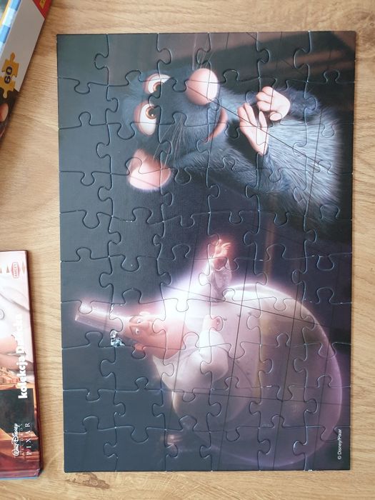 Puzzle i  książka Ratatouille