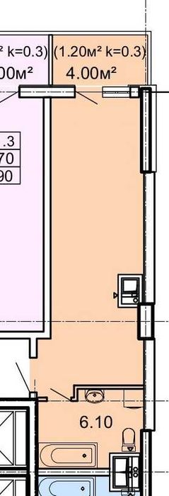 1-комнатная квартира по адресу Куликово поле пл. (площадь 30 м²) - Atlanta.ua - фото 9