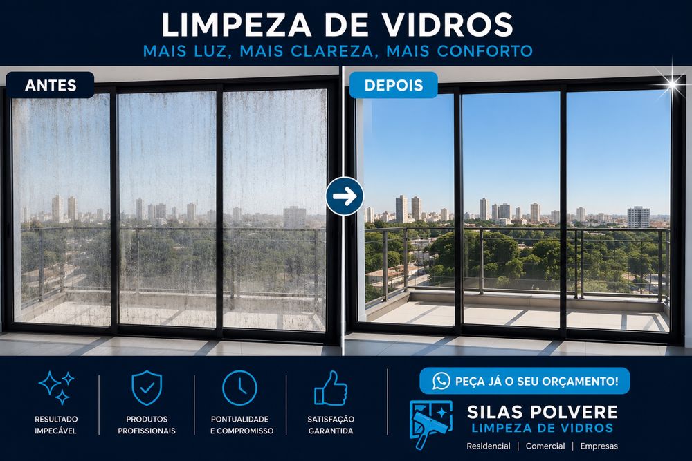 Limpeza de vidros