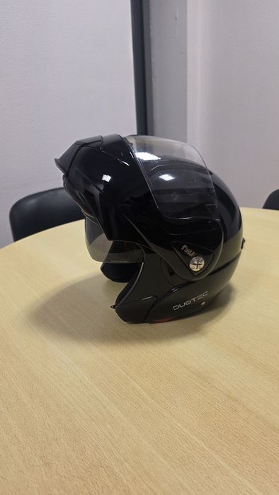 Capacete Modular NZI 3em1 - Preto Brilhante Óculos