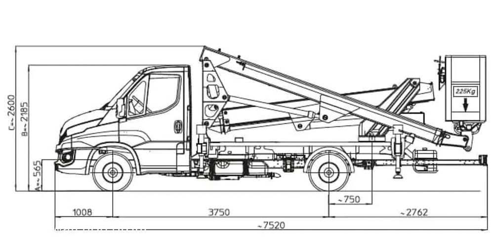 Zwyżka 20 m z operatorem - wynajem.
