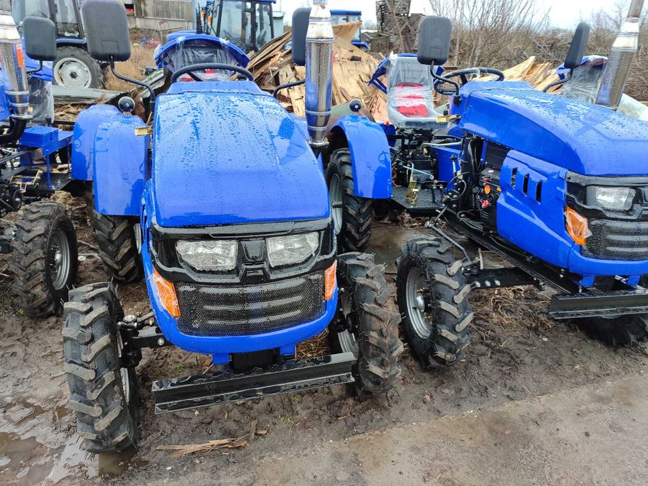 Трактор Кентавр 160ВН люкс с фрезой и плугом в комплекте