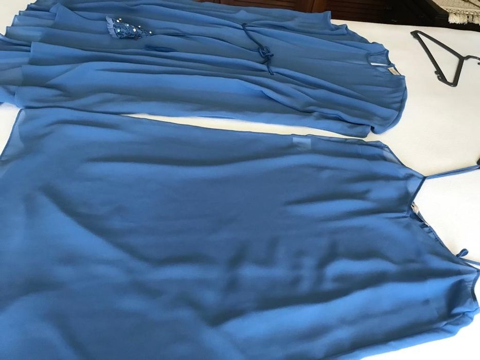 Purificacion Garcia - Vestido Fluído Azul