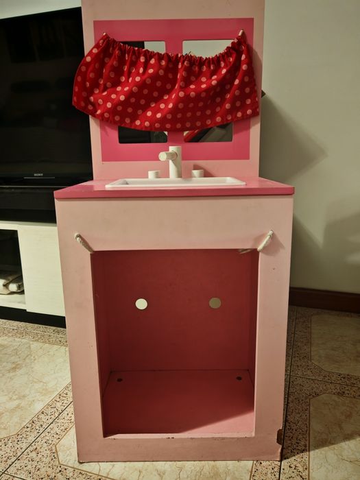 Cozinha de madeira brincar