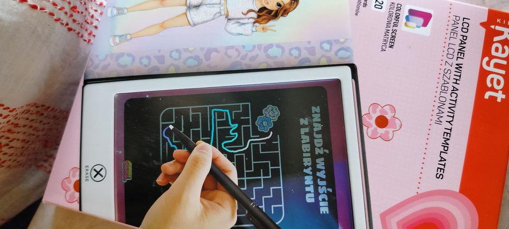 Tablet lcd Kayet dla dzieci