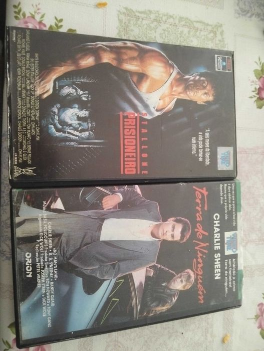 Videos vhs dos anos 80 e 90
