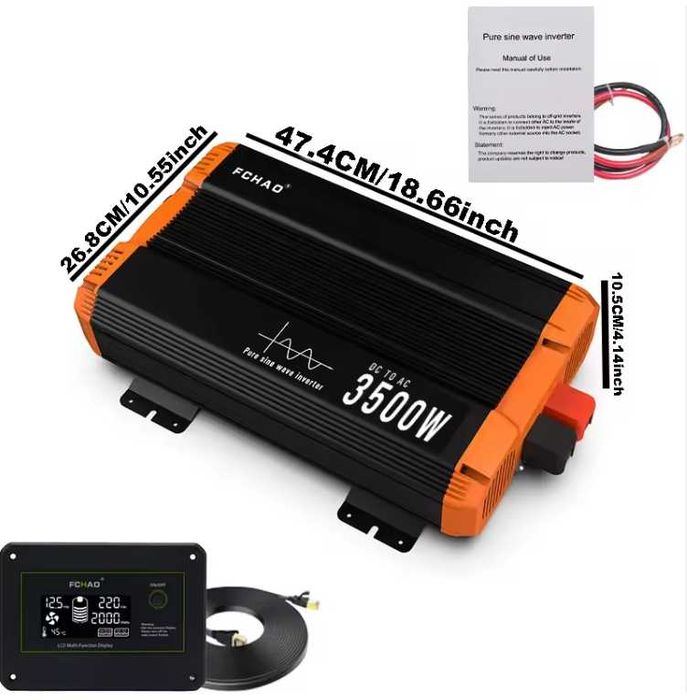 Інвертор Fchao 12V/220V/2000w/2500w/3000w