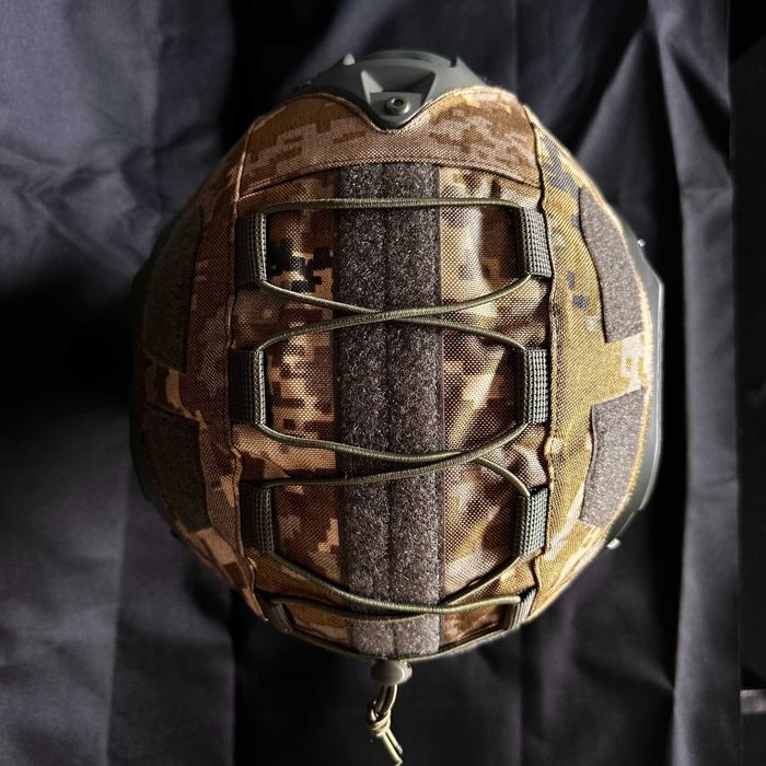 Кавер на шолом МИЧ MICH FAST, чохол на каску МІЧ MICH, пиксель піксель