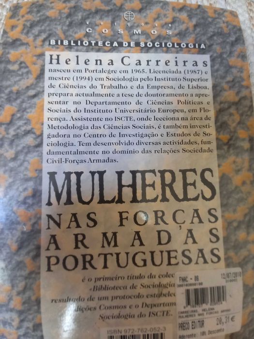 Mulheres nas Forças Armadas Portuguesas por Helena Carreira