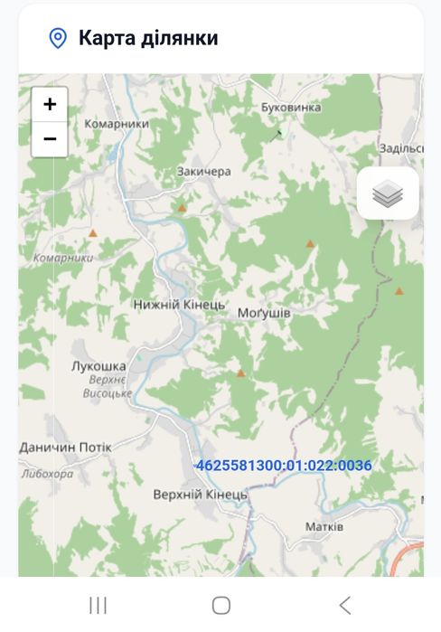 Земельна ділянка 0,2173 га біля річки Стрий, Карпати