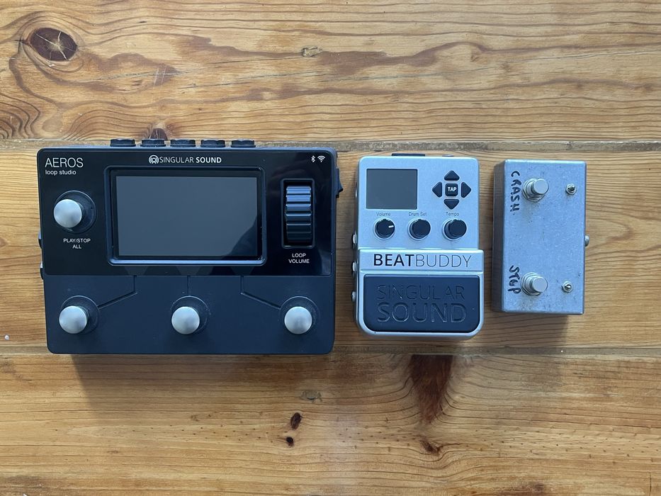 Singular Sound Aeros Loop Studio + BeatBuddy Drum Machine