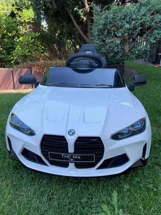 Samochód Na Akumulator BMW M4 2X45 WAT Akumulator 12V 14Ah Skóra Pilot