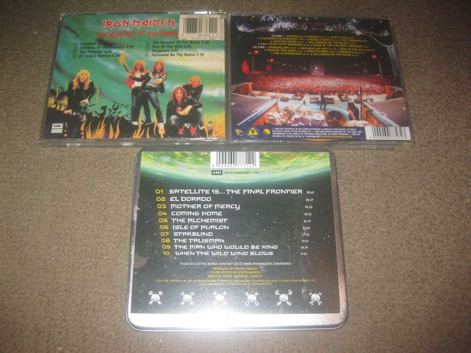 3 CDs dos "Iron Maiden"