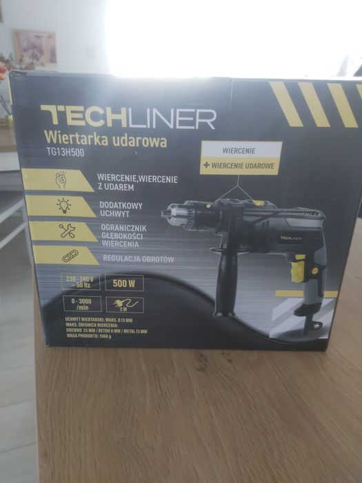 Wiertarka techliner nowa z udarem