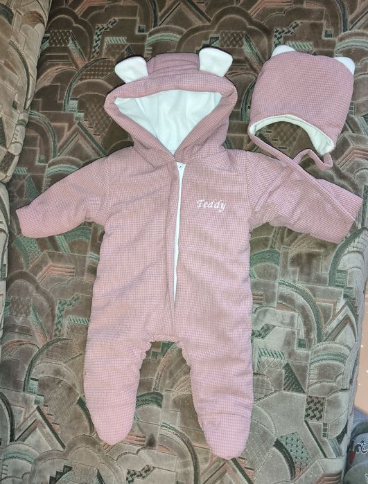 Комбінезон демісезонний дитячий 62 р. пудра